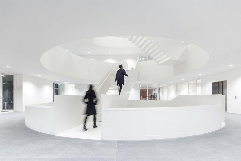 Équipement essentiel des photographes architecture moderne, incluant une lentille à bascule décentrement sur un trépied, pour une perspective parfaite.